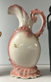 Vintage Hand Crafted Ceramic Ewer Pitcher