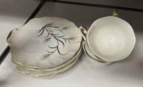 Lefton China Luncheon Plates and Cups