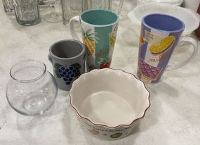 Ceramic and Glass Pieces