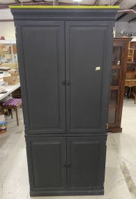 Modern Painted Entertainment Cabinet