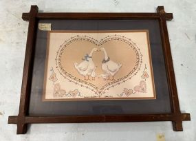 Framed Print of Ducks