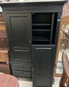 Bassett Furniture Co. Two Piece Entertainment Cabinet
