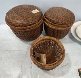 Naturally Co. Caned Baskets