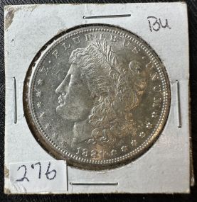 1881-S BU Like New Shine Morgan Silver Dollar