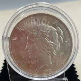 1922 BU Shiny Liberty Silver Dollar