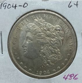 1904-O Morgan Silver Dollar