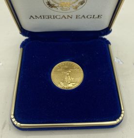 1997 1/4 oz. American Eagle Fine Gold in case.