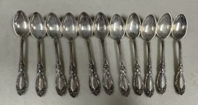 11 Towle "King Richard" Sterling Demitasse Spoons