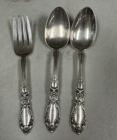 Alvin "Prince Eugene" Two Serving Spoons and Meat Fork