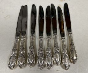 8 Towle "King Richard" Sterling Handled Luncheon Knives