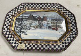 MacKenzie Childs MacLachaln Third Edition 2003 Platter