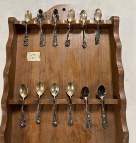 12 Sterling Demitasse Spoons