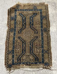 1'8 x 2'5 Turkish Hand Knotted Wool Rug
