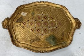 Neiman Marcus Florentine Serving Tray