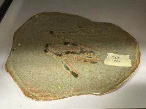 Hand Glazed Pottery Plate