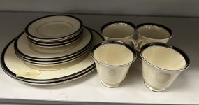 Lenox "Black Royale" Partial China
