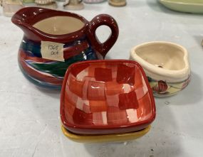 Three Piece of Gail Pittman Pottery