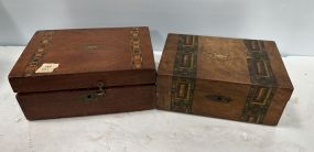 Two Vintage Trinket Boxes