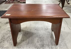 Vintage Oak Wood Bench