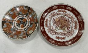Sova &amp; Sova Bowl and Japanese Porcelain Charger