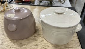Two Ceramic Lidded Bowls