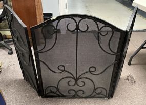 Heavy Metal Decorative Fire Screen