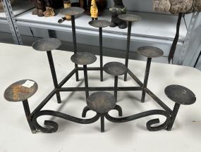 Wrought Iron Candle Stand