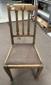 Vintage Oak Side Chair