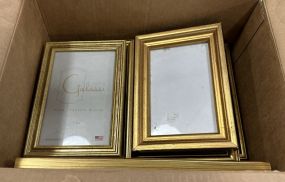 Box Lot of Gold Picture Frames