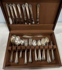 Heirloom "Damask Rose" Sterling Flatware 53.40 ozt