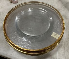 10-13" Roman Style Glass Chargers