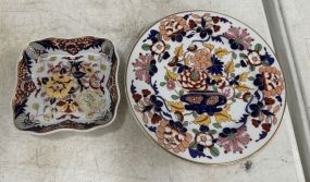 Classic Imari Plate and Dish