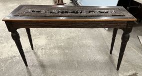 Vintage Wood Sofa/Console Table
