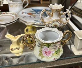 Group of Hand Painted Porcelain Pieces