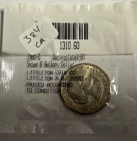 1980-0 Susan B Anthony Dollar