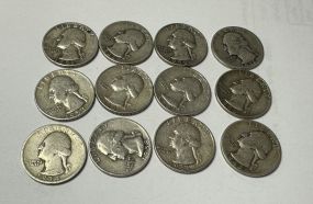 12 Silver Quarters