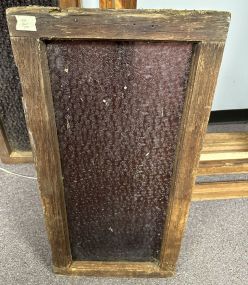 Dark Embossed Flower Stain Glass