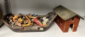 Decorative Wood Noah's Ark