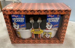 Vintage Tony the Tiger Cereal Bows Set