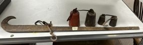 Antique Cotton Scale with Weights
