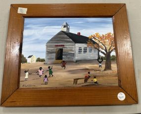 Alphonso Willums "More Fun Than A Tomato Field" Painting