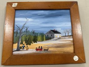 Alphonso Willums "My Hero" Painting