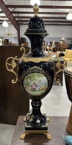 Large Reproduction Sevres Style Palace Urn