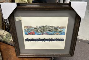 Walter Anderson Alligator Print