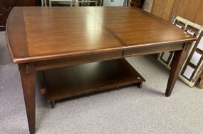 Late 20th Century Farm House Primitive Style Dining Table