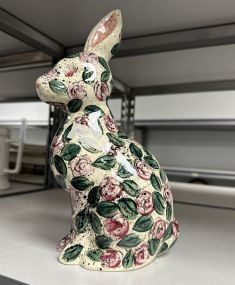 Signed Sharon Ceramic Rabbit