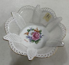 Vintage Romanian Porcelain Lace Aliona Bowl