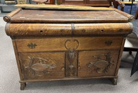 Antique Late 1800's Victorian Oak Buffet