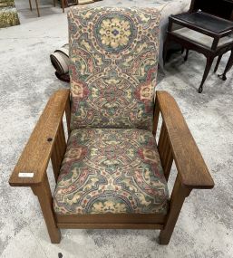 Mission Style Oak Recliner Chair