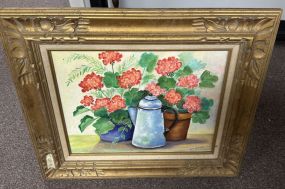 Signed Betty Hamilton Painting of Still Life